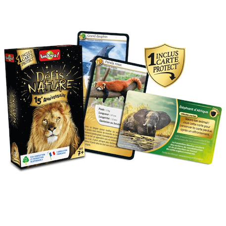 Jeu de cartes défis nature - 15ème anniversaire - fabriqué en france MULTICOLORE 2 - vertbaudet enfant 