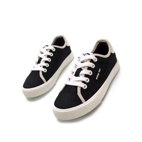 Sneakers garçon textile lacets Bleu 2 - vertbaudet enfant 