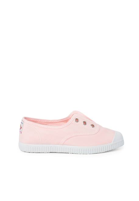 Tennis en toile avec bout caoutchouc sans lacets Rose+Rose bébé+Rose chewing-gum+Rose pâle 7 - vertbaudet enfant 