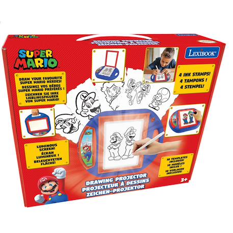 Projecteur à dessin super mario avec modèles et tampons Bleu 2 - vertbaudet enfant 