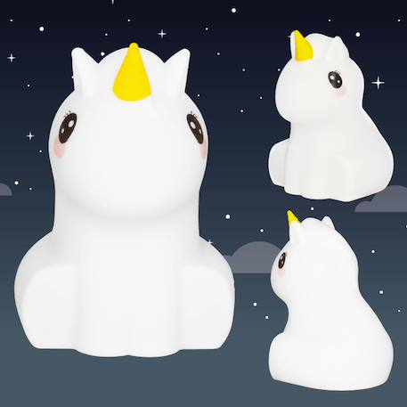 Grande veilleuse licorne Blanc 4 - vertbaudet enfant 