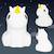 Grande veilleuse licorne Blanc 4 - vertbaudet enfant 