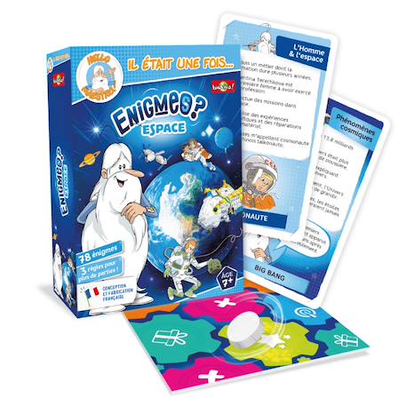 Jeu de cartes il était une fois… enigmes espace - fabriqué en france MULTICOLORE 2 - vertbaudet enfant 