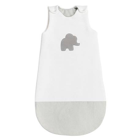 Gigoteuse 90 cm jacquard blanc Blanc 1 - vertbaudet enfant 
