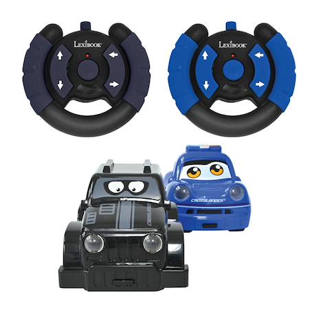 Crosslander twin – set de voiture télécommandée policier et voleur Multicolore 1 - vertbaudet enfant 
