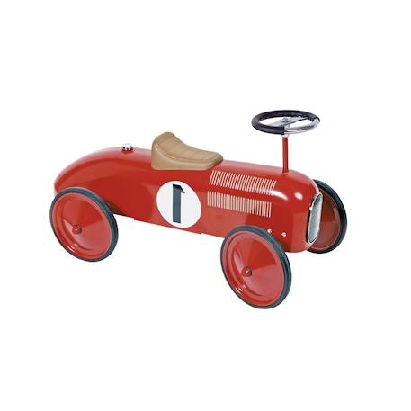 Porteur voiture en métal Rouge 1 - vertbaudet enfant 