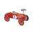 Porteur voiture en métal Rouge 1 - vertbaudet enfant 