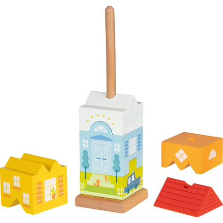 Maison de ville à empiler Rouge 2 - vertbaudet enfant 