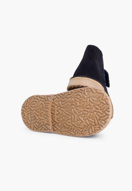 Suède desert boots bottines chukka à scratch pour enfants Bleu marine+Gris+Gris foncé+Marron+Noir+Sable+Taupe 3 - vertbaudet enfant 