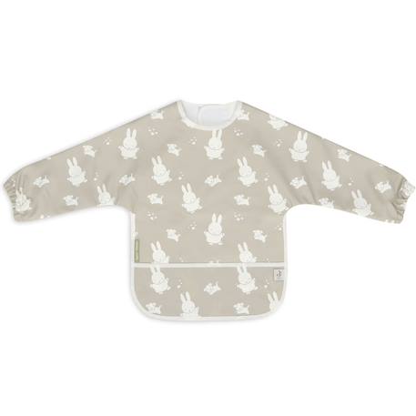 Bavoir à manches imperméable Blanc, marron clair+Blanc, rose, bleu+Bleu, blanc+Nougat miffy+Rose tendre+Vert, blanc 20 - vertbaudet enfant 