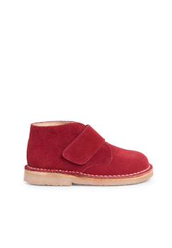 Chaussures-Suède desert boots bottines chukka à scratch pour enfants