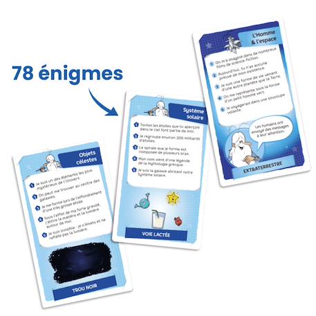 Jeu de cartes il était une fois… enigmes espace - fabriqué en france MULTICOLORE 4 - vertbaudet enfant 