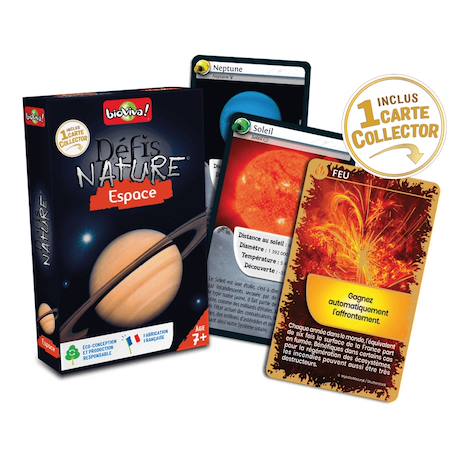 Jeu de cartes défis nature - espace - fabriqué en france MULTICOLORE 2 - vertbaudet enfant 