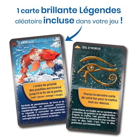 Jeu de cartes défis nature - mythologie égyptienne - fabriqué en france MULTICOLORE 3 - vertbaudet enfant 