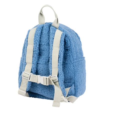 Sac à dos bouclette teddy Bleu 3 - vertbaudet enfant 
