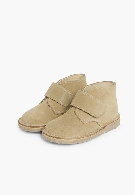 Suède desert boots bottines chukka à scratch pour enfants Bleu marine+Bleu moyen+Camel+Gris foncé+Marron+Noir+Sable+Taupe 39 - vertbaudet enfant 