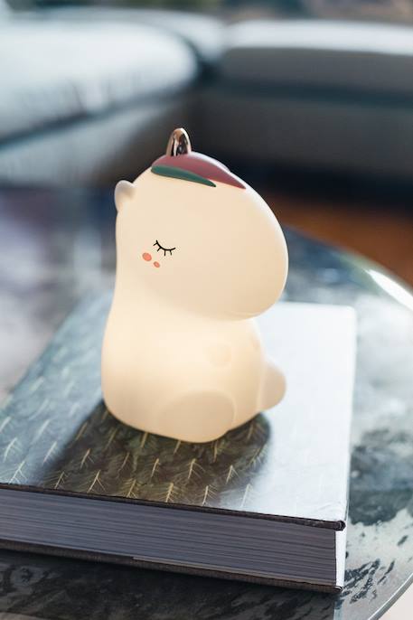 Veilleuse licorne avec télécommande Blanc+Rose 5 - vertbaudet enfant 