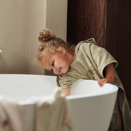 Poncho de bain en éponge Vert 2 - vertbaudet enfant 