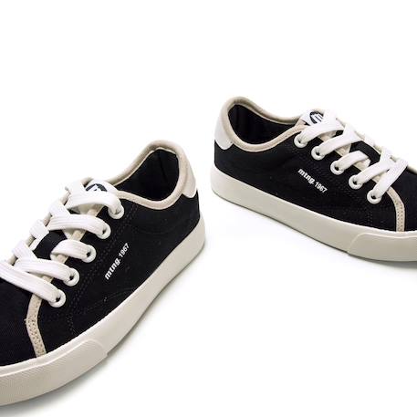 Sneakers garçon textile lacets Bleu 4 - vertbaudet enfant 