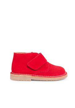 Chaussures-Suède desert boots bottines chukka à scratch pour enfants