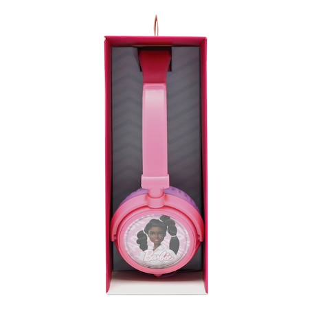 Casque stéréo filaire pliable barbie avec limitation de volume d'écoute MULTICOLORE 3 - vertbaudet enfant 