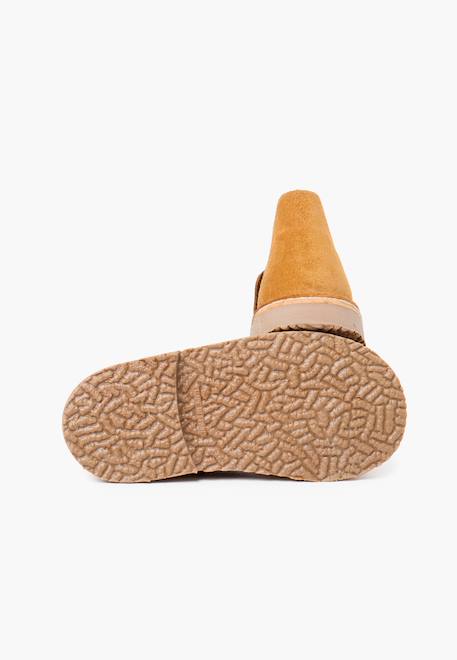 Suède desert boots bottines chukka à scratch pour enfants Bleu marine+Bleu moyen+Camel+Gris foncé+Marron+Noir+Taupe 15 - vertbaudet enfant 