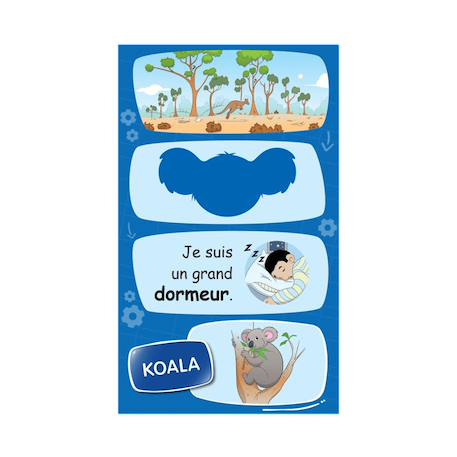 Jeu de cartes enigmes junior - les animaux - fabriqué en france MULTICOLORE 3 - vertbaudet enfant 