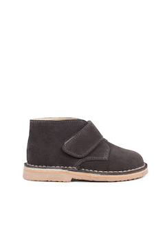 Chaussures-Suède desert boots bottines chukka à scratch pour enfants