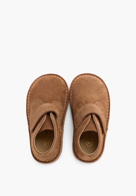 Suède desert boots bottines chukka à scratch pour enfants Bleu marine+Gris+Gris foncé+Marron+Noir+Sable+Taupe 41 - vertbaudet enfant 