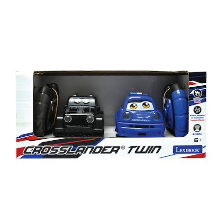 Crosslander twin – set de voiture télécommandée policier et voleur Multicolore 4 - vertbaudet enfant 