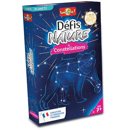 Jeu de cartes défis nature - constellations - fabriqué en france MULTICOLORE 1 - vertbaudet enfant 