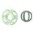 Set 2 balles silicone vert menthe Vert 2 - vertbaudet enfant 