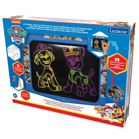 Ardoise à dessiner lumineuse néon pat patrouille Bleu 2 - vertbaudet enfant 
