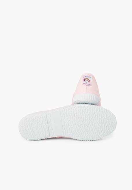 Tennis en toile avec bout caoutchouc sans lacets Rose+Rose bébé+Rose chewing-gum+Rose pâle 9 - vertbaudet enfant 