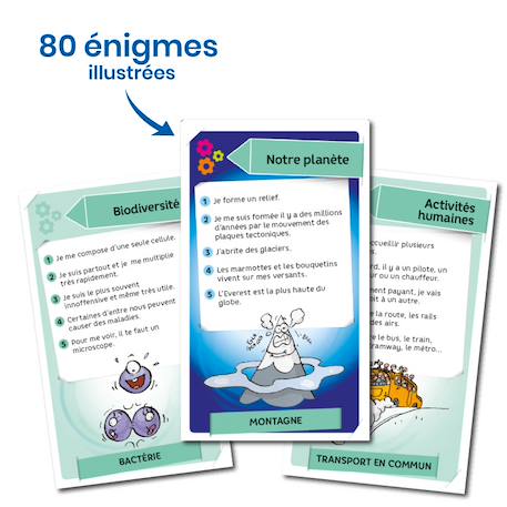 Jeu de cartes enigmes - environnement - fabriqué en france MULTICOLORE 4 - vertbaudet enfant 