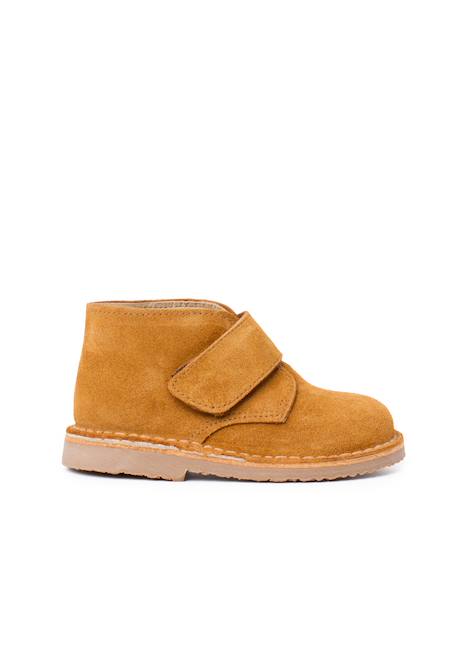 Suède desert boots bottines chukka à scratch pour enfants Bleu marine+Bleu moyen+Camel+Gris foncé+Marron+Noir+Taupe 13 - vertbaudet enfant 