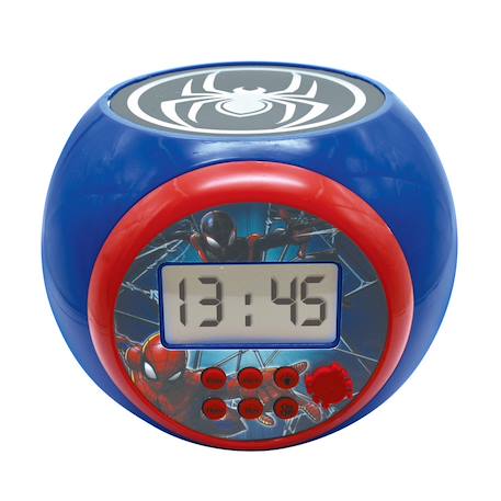 Réveil projecteur Spiderman Marvel, Fonction alarme , veilleuse avec minuterie, à piles MULTICOLORE 1 - vertbaudet enfant 