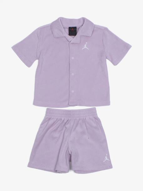 Ensemble 2 pièces Beige+Violet 4 - vertbaudet enfant 