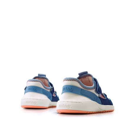 Sneakers garçon textile fermeture adhésive barefoot Bleu 3 - vertbaudet enfant 