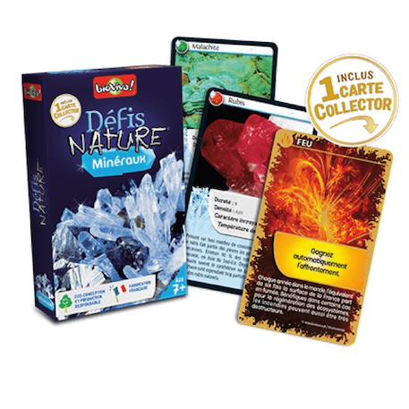 Jeu de cartes défis nature - minéraux - fabriqué en france MULTICOLORE 2 - vertbaudet enfant 