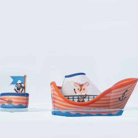 Jouet de bain bateau de pirate jack Rouge, bleu, gris 5 - vertbaudet enfant 