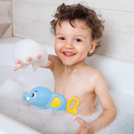 Elephant arroseur jouet de bain Bleu 5 - vertbaudet enfant 