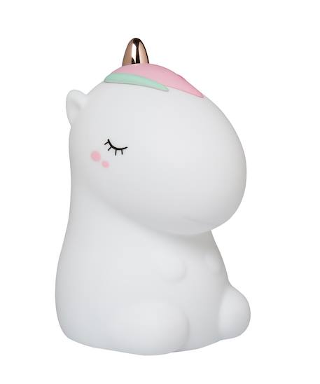 Veilleuse licorne avec télécommande Blanc+Rose 1 - vertbaudet enfant 