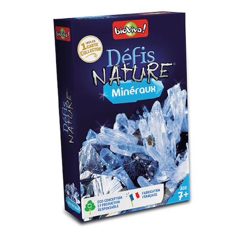 Jeu de cartes défis nature - minéraux - fabriqué en france MULTICOLORE 1 - vertbaudet enfant 