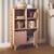 Bibliothèque enfant, 2 portes et 4 étagères Blanc+Naturel+Rose+Vert 13 - vertbaudet enfant 