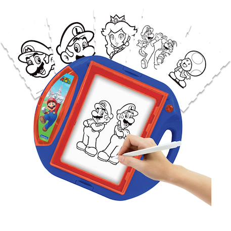 Projecteur à dessin super mario avec modèles et tampons Bleu 3 - vertbaudet enfant 