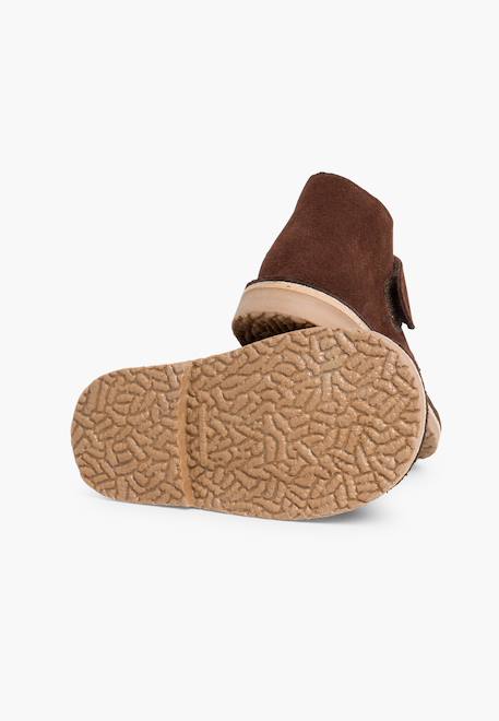 Suède desert boots bottines chukka à scratch pour enfants Bleu marine+Gris+Gris foncé+Marron+Noir+Sable+Taupe 21 - vertbaudet enfant 