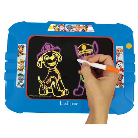 Ardoise à dessiner lumineuse néon pat patrouille Bleu 4 - vertbaudet enfant 