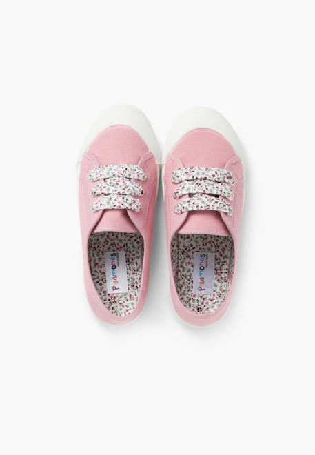 Tennis en toile avec lacets Rose 6 - vertbaudet enfant 