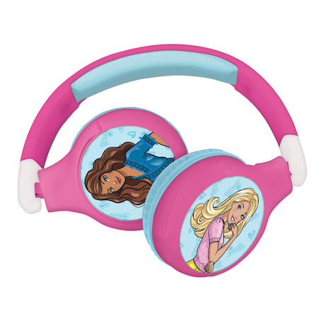 Casque 2 en 1 barbie bluetooth et filaire avec limitation de son MULTICOLORE 4 - vertbaudet enfant 